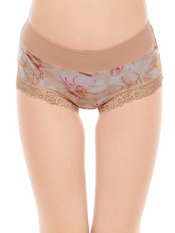set of 3 multicolored printed nylon panties - 14214517 -  Standard Image - 4
