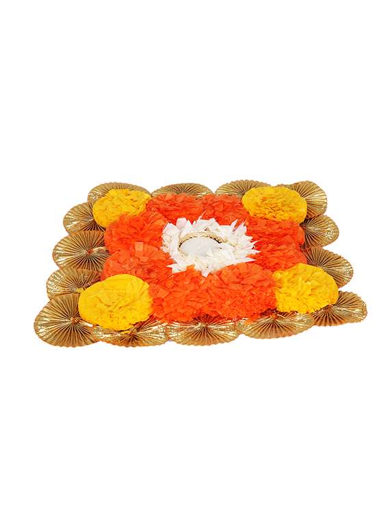 floral tea light candle holder
