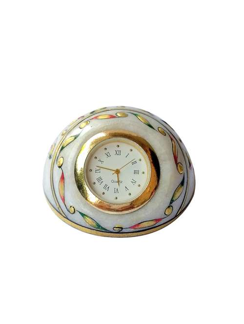 luxurious gold work table clock - 14225797 -  Standard Image - 0