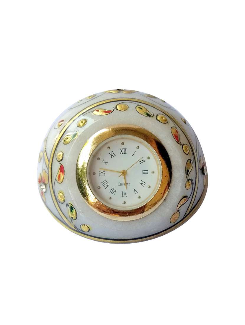 luxurious gold work table clock