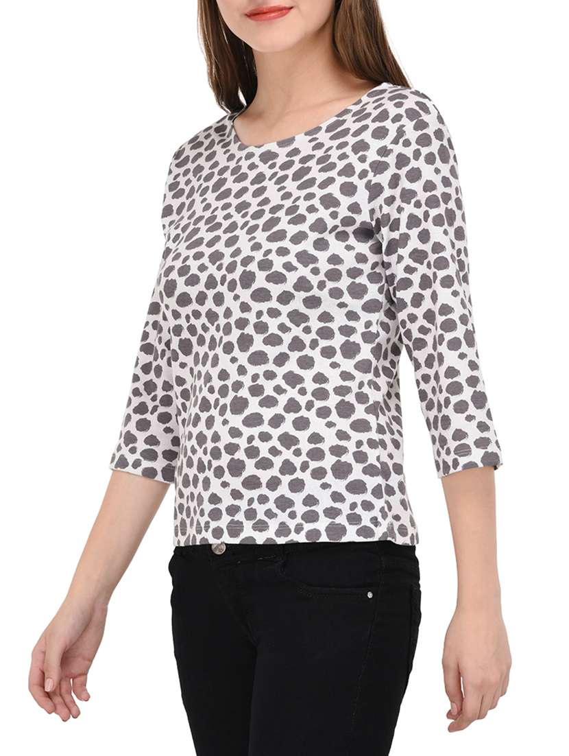 women's all over print round neck t-shirt - 14233309 -  Standard Image - 1