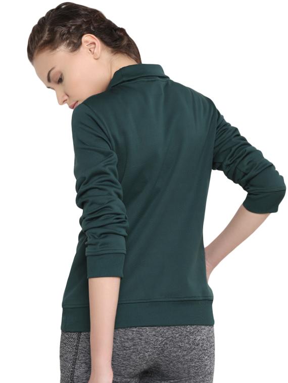 green turtle neck sweatshirt - 14234119 - Standard Image - 1