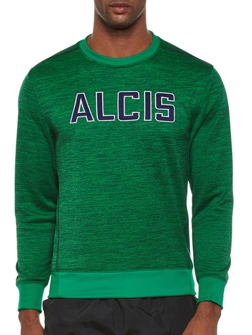 green chest printed sweatshirt - 14235250 - Standard Image - 0