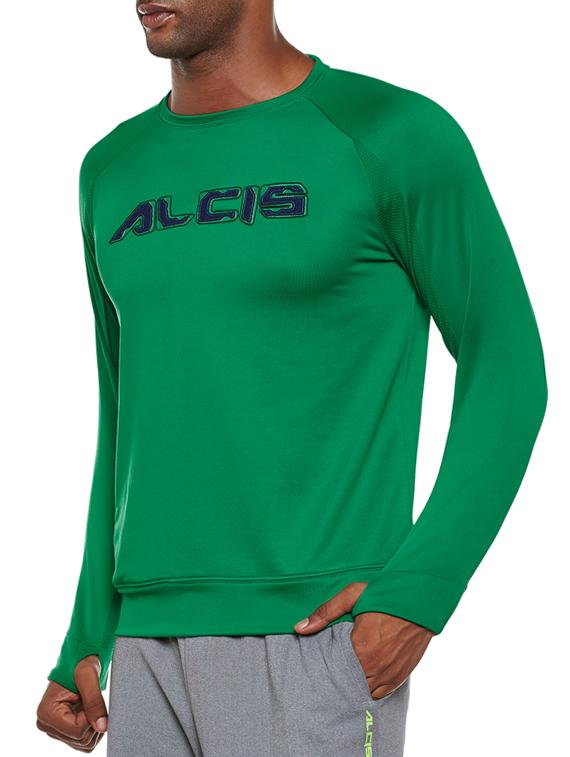 green polyester sweatshirt - 14235252 - Standard Image - 1