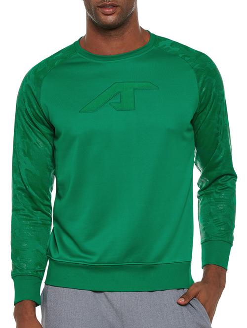 green polyester sweatshirt - 14235253 -  Standard Image - 0