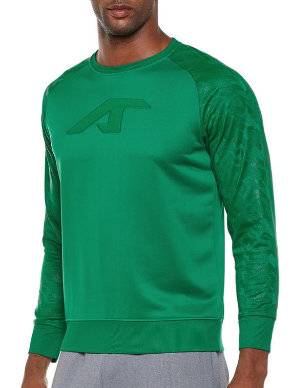green polyester sweatshirt - 14235253 -  Standard Image - 1