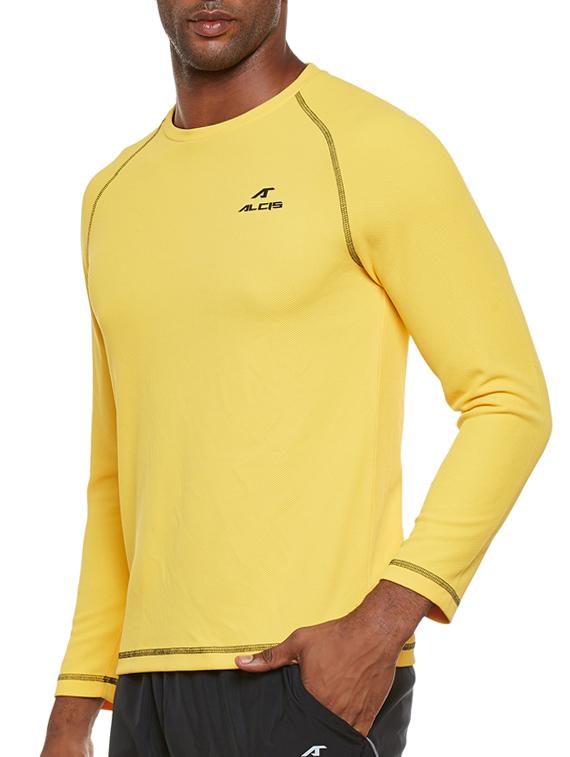 yellow polyester t-shirt - 14235264 - Standard Image - 1
