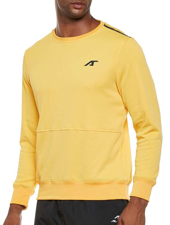 yellow polyester sweatshirt - 14235270 -  Standard Image - 1