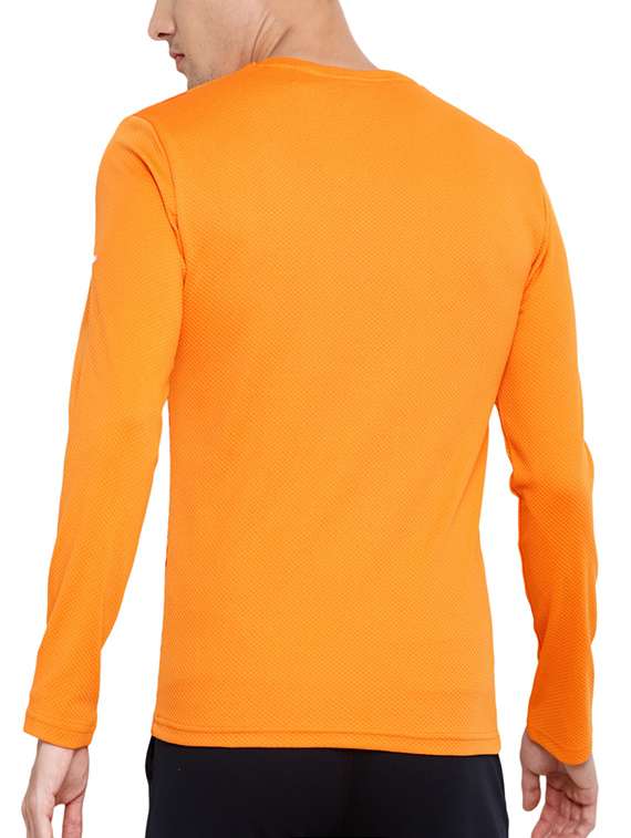 orange polyester t-shirt - 14235276 -  Standard Image - 1