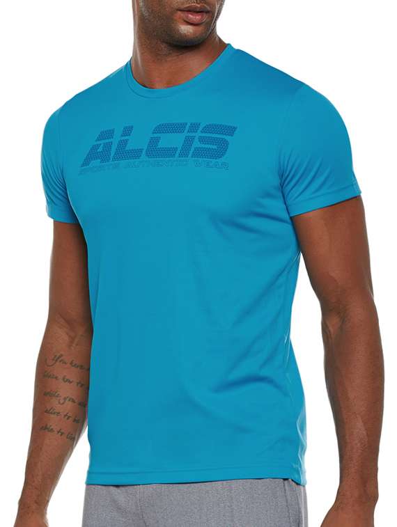 blue polyester tshirt - 14235429 - Standard Image - 1