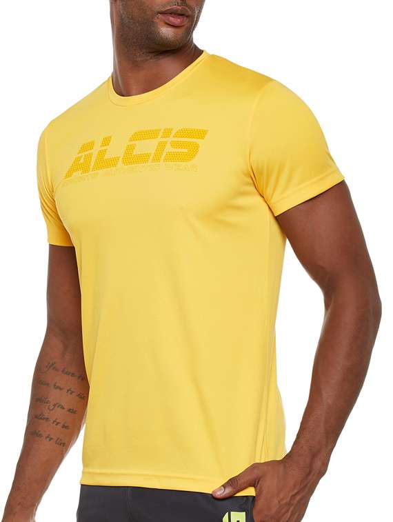 yellow polyester tshirt - 14235430 - Standard Image - 1