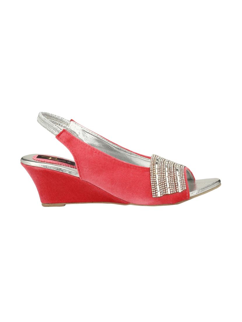 pink back strap wedge - 14236145 - Standard Image - 1