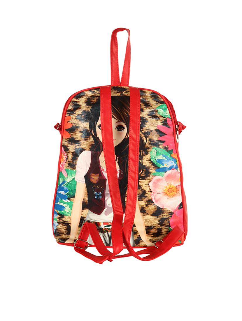 multi colored leatherette backpack - 14236334 - Standard Image - 1