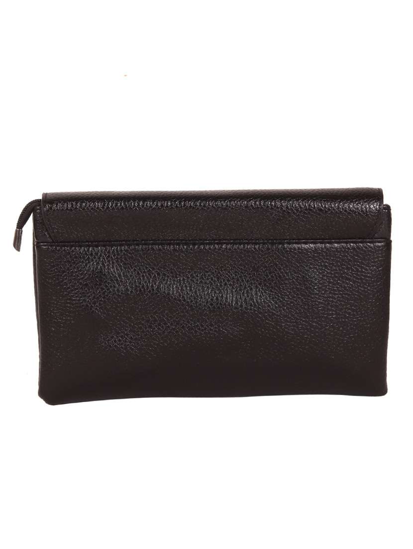 black canvas regular clutch - 14236887 -  Standard Image - 1