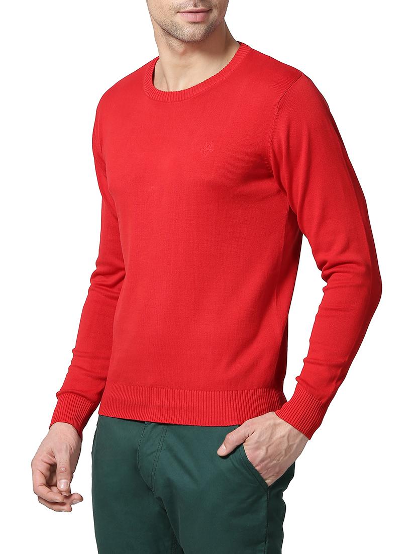red cotton pullover - 14240362 -  Standard Image - 1