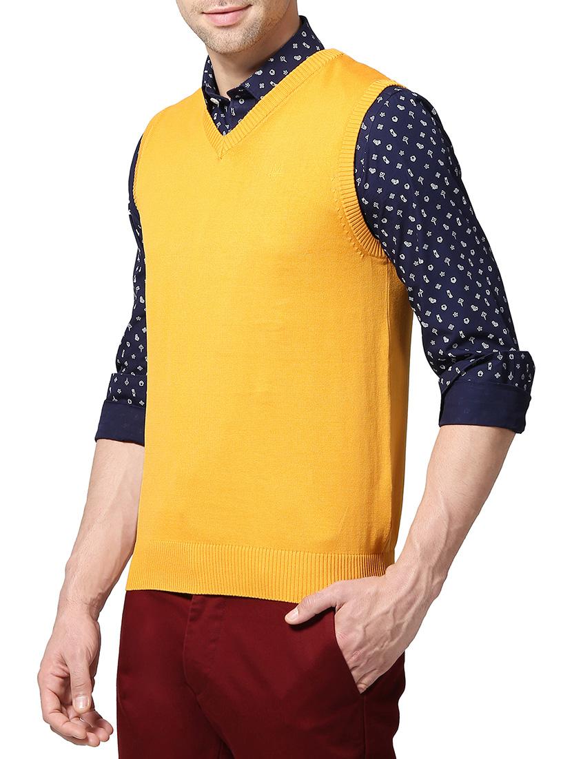 yellow cotton sweater - 14240370 - Standard Image - 1