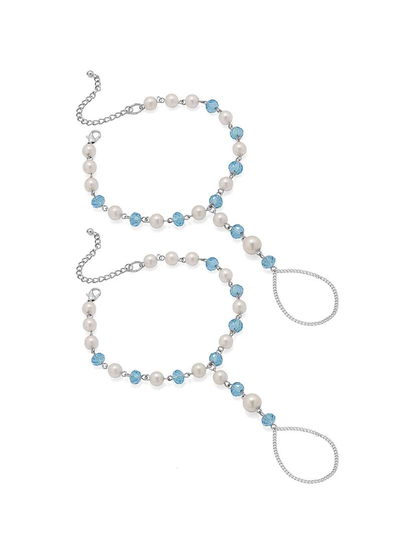 silver metal anklets and payal