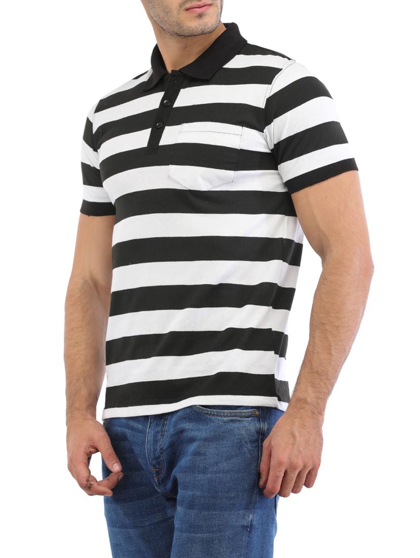 monochrome striped t-shirt - 14253527 -  Standard Image - 1