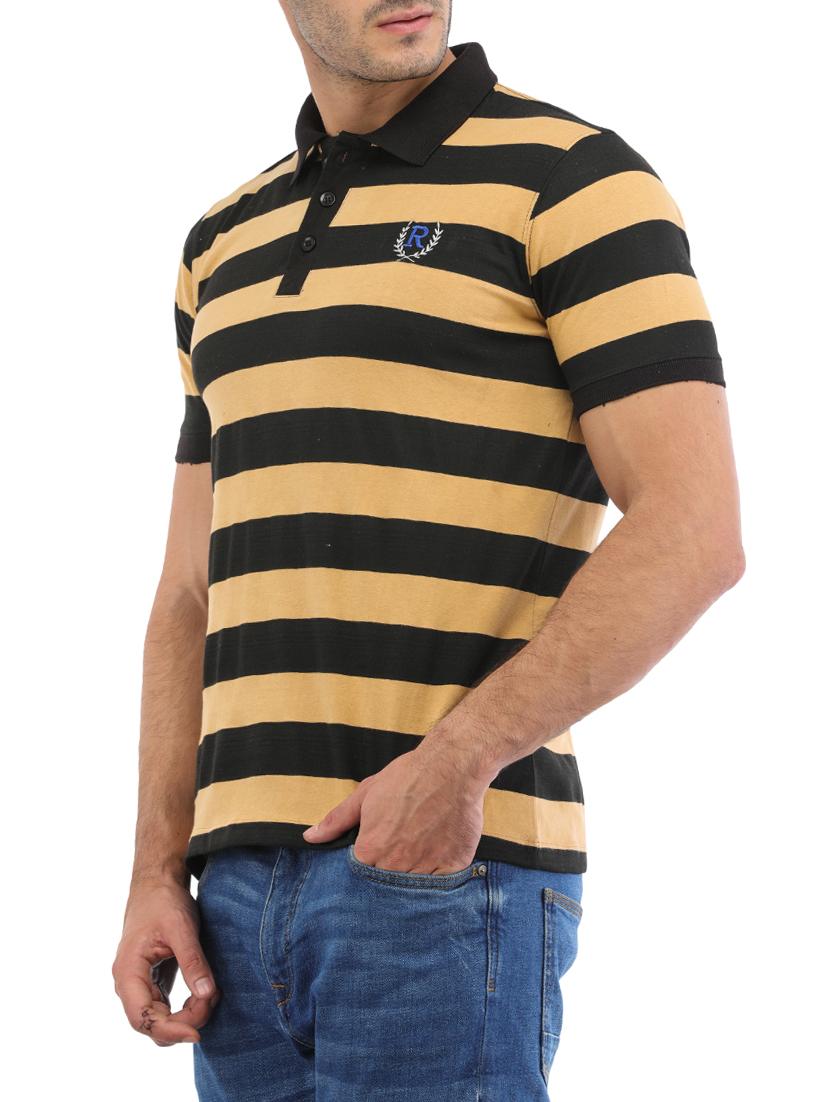 yellow cotton polo t-shirt - 14253528 - Standard Image - 1