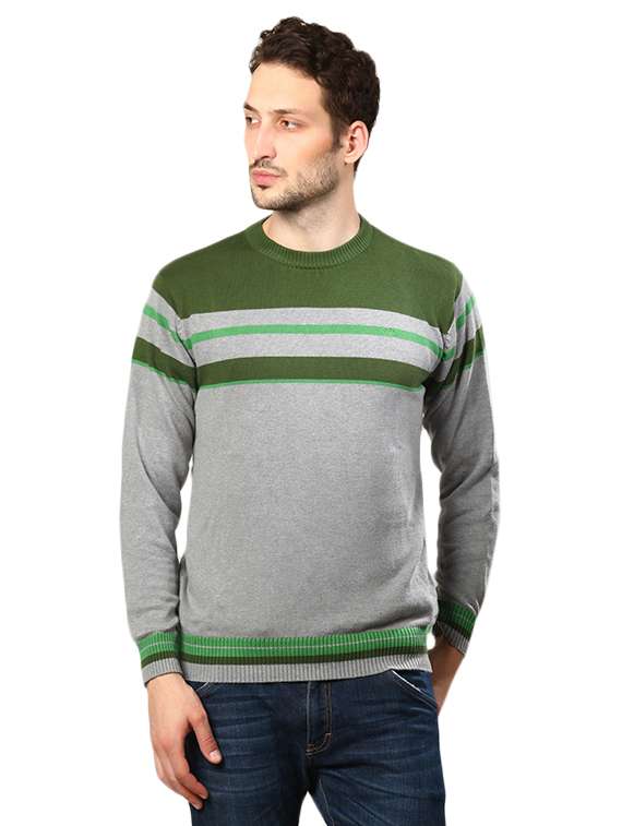 grey cotton pullover