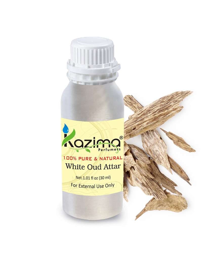 white oud attar perfume for unisex (30 ml) - pure natural undiluted (non-alcoholic)