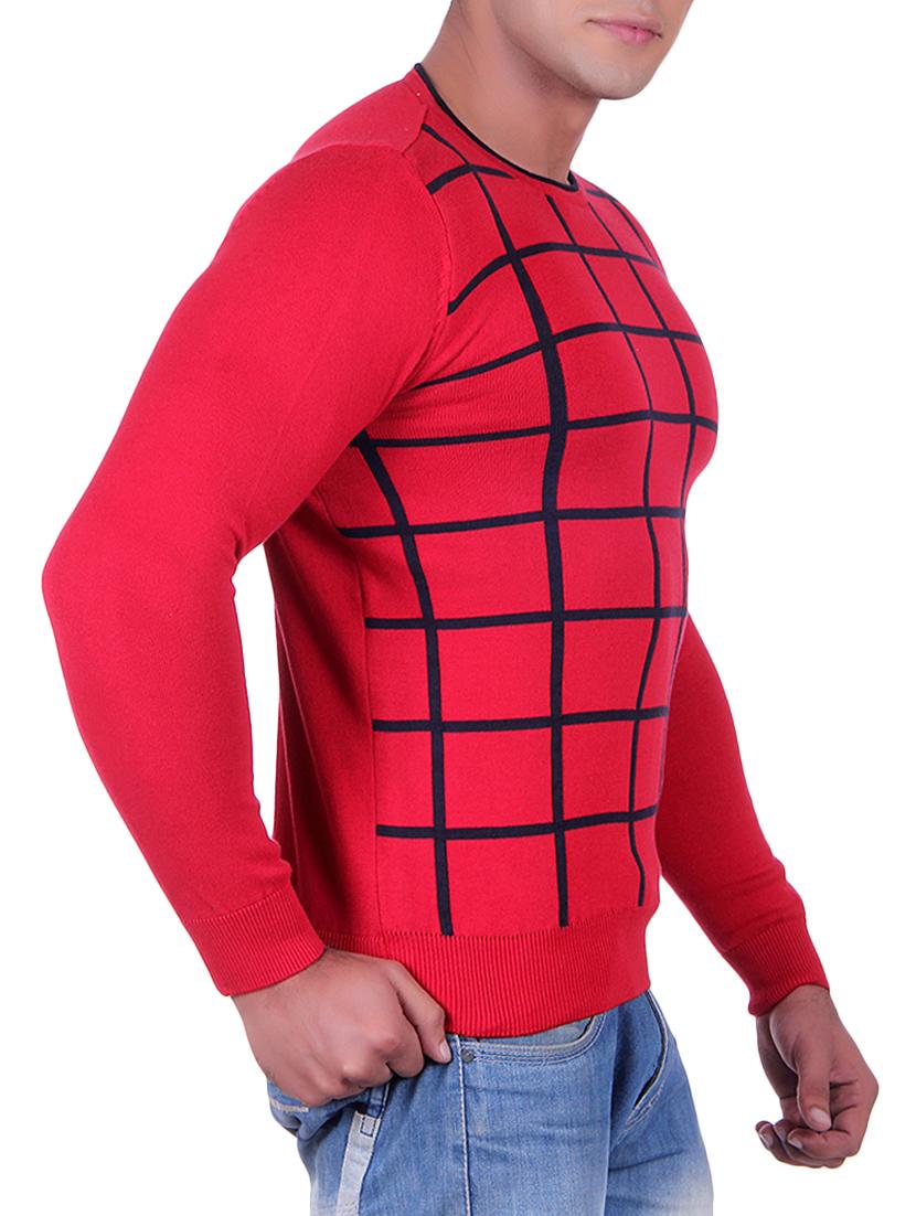 red cotton pullover - 14314828 -  Standard Image - 1