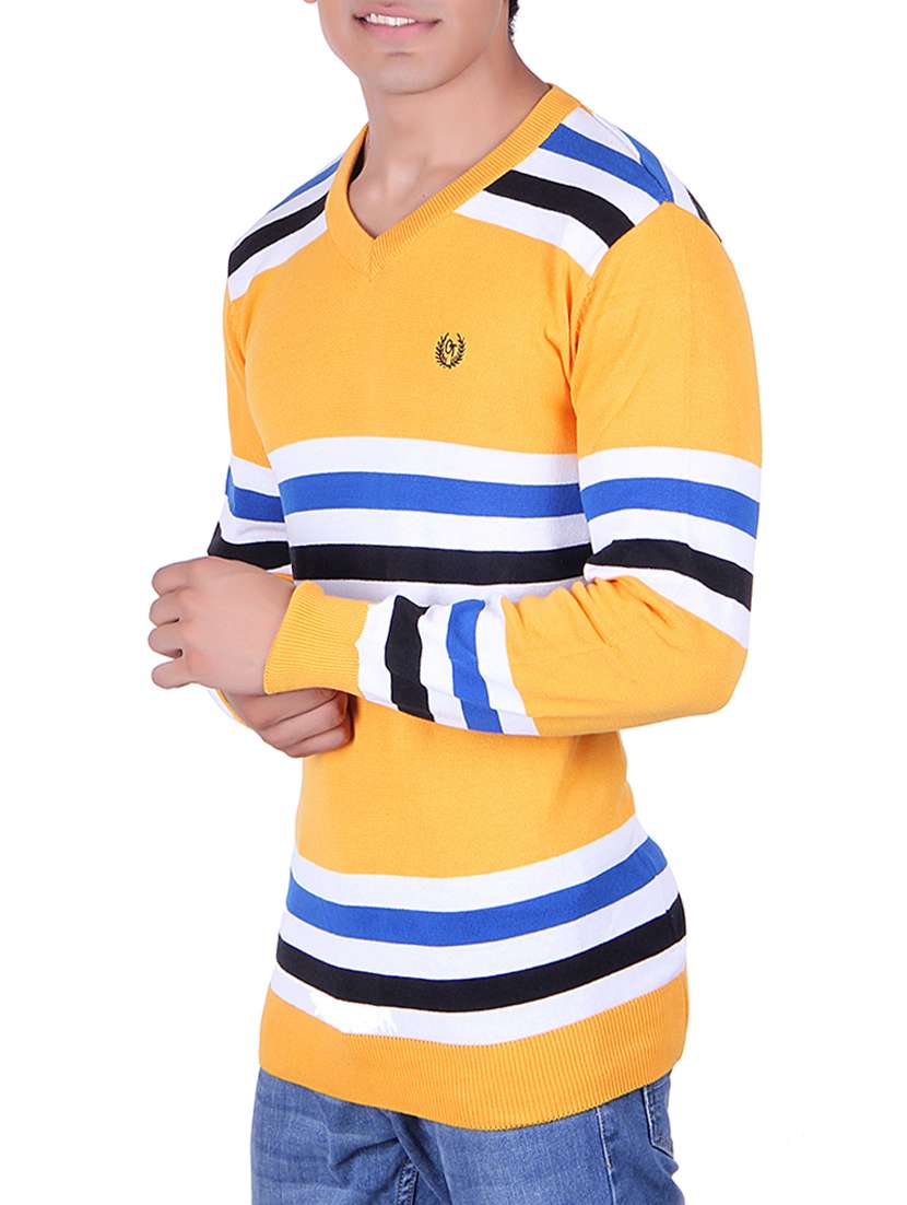 yellow cotton pullover - 14314849 - Standard Image - 1