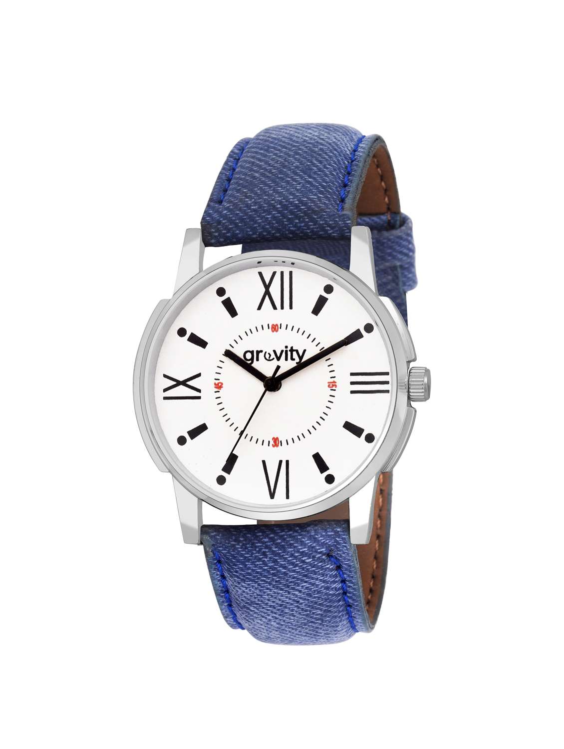Round dial analog watch(GVGXWHT117-5)