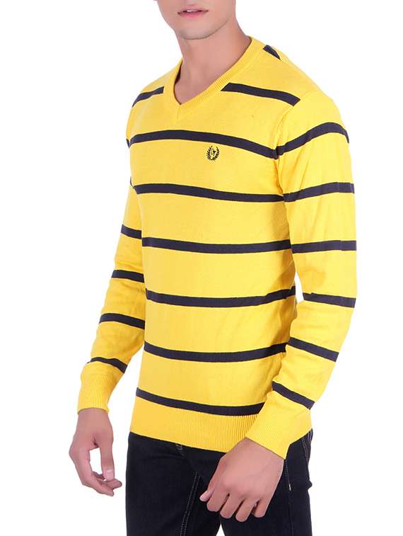 yellow cotton pullover - 14319921 - Standard Image - 1