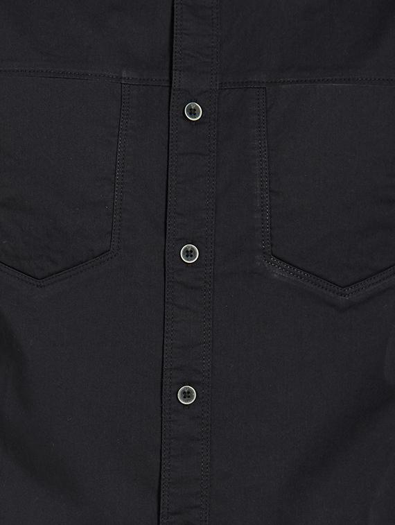 black cotton casual shirt - 14321523 - Standard Image - 4