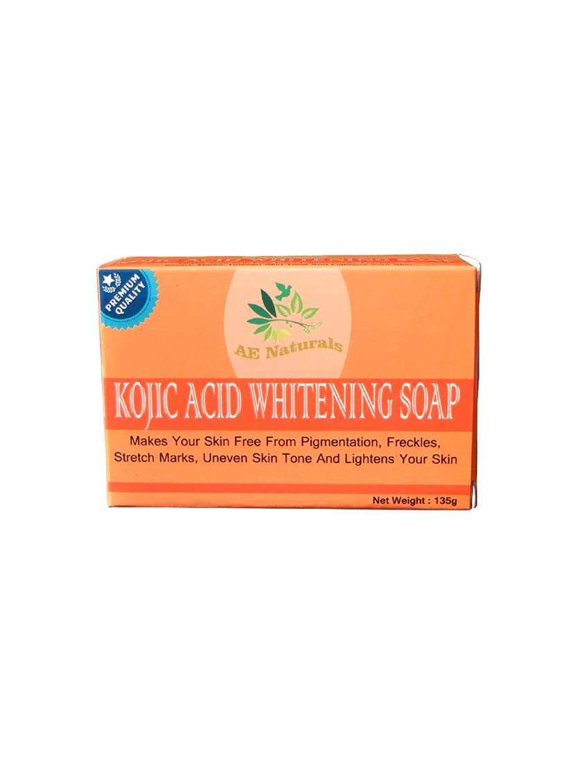ae naturals premium kojic acid soap for skin whitening 1x135g