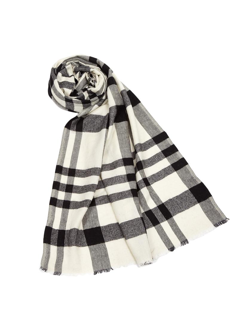 white woollen stole - 14322296 - Standard Image - 1