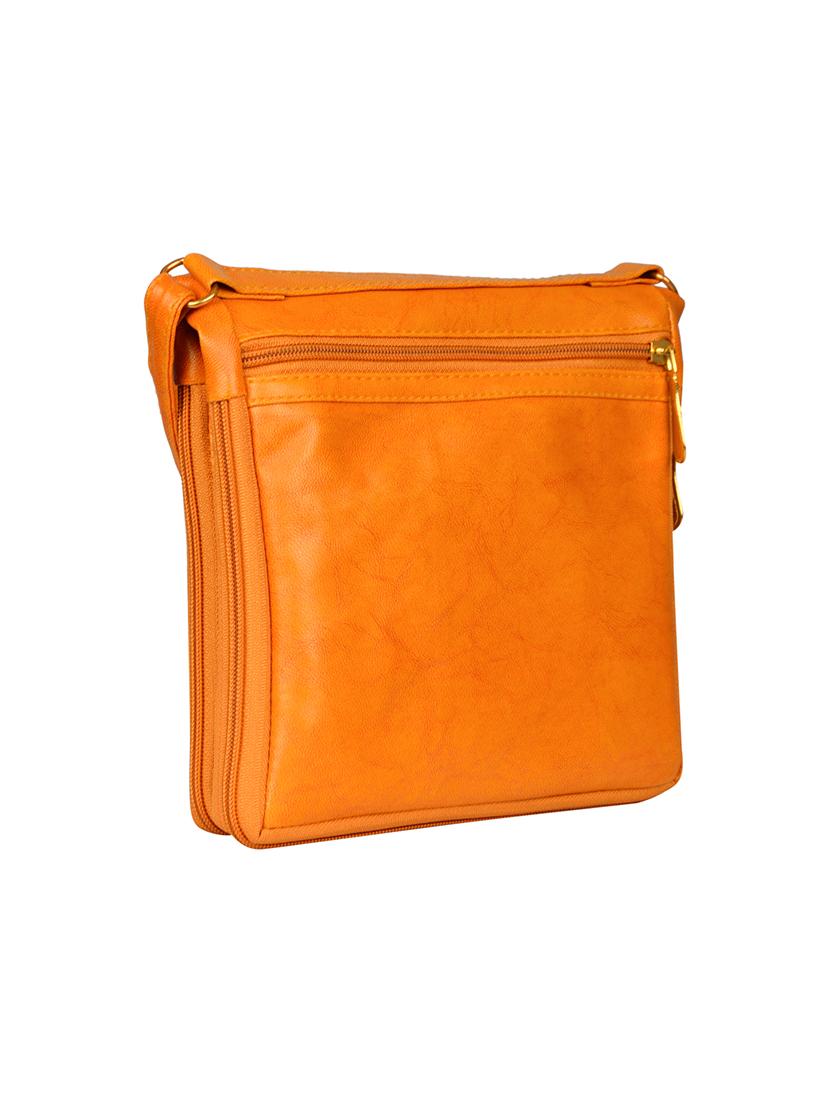 tan leatherette  regular sling bag - 14326470 -  Standard Image - 1