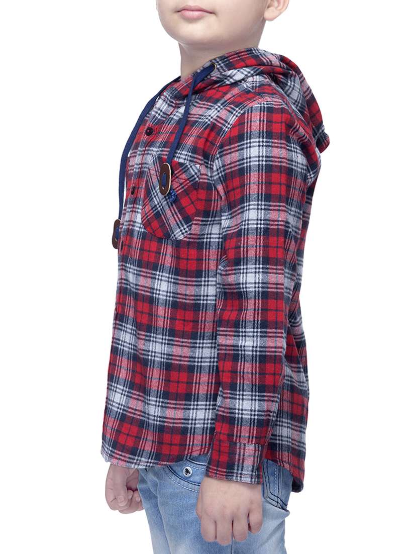 roll up sleeve checkered shirt - 14328212 -  Standard Image - 1