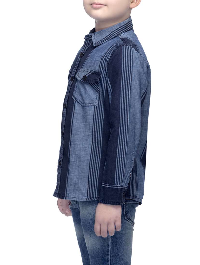 blue cotton shirt - 14328218 -  Standard Image - 1