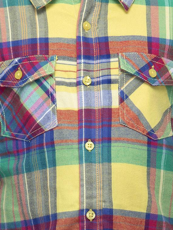 multi colored cotton shirt - 14328223 - Standard Image - 4