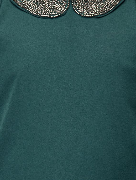 green polyester frock - 14328250 - Standard Image - 4