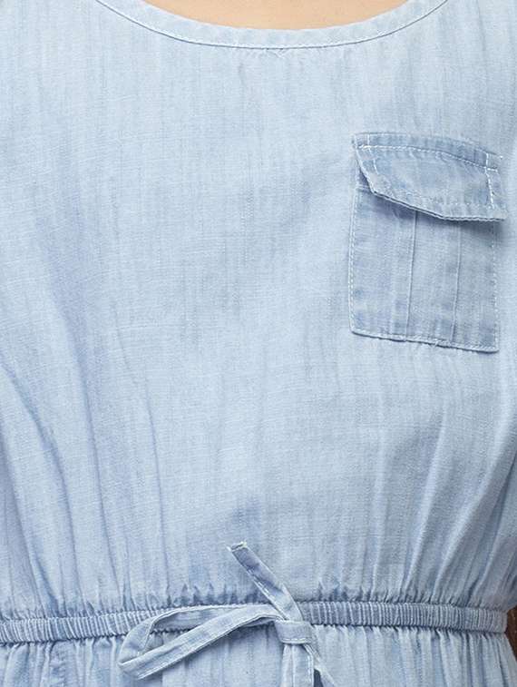 blue cotton frock - 14328253 - Standard Image - 4