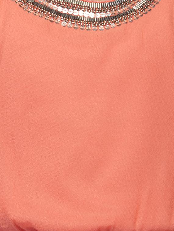 beige polyester frock - 14328257 - Standard Image - 4