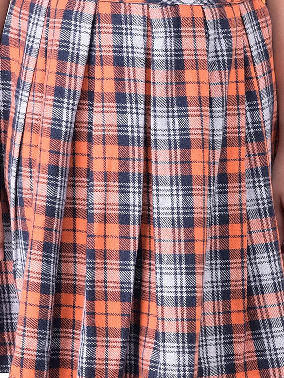 multi colored cotton flared skirt - 14328304 - Standard Image - 4