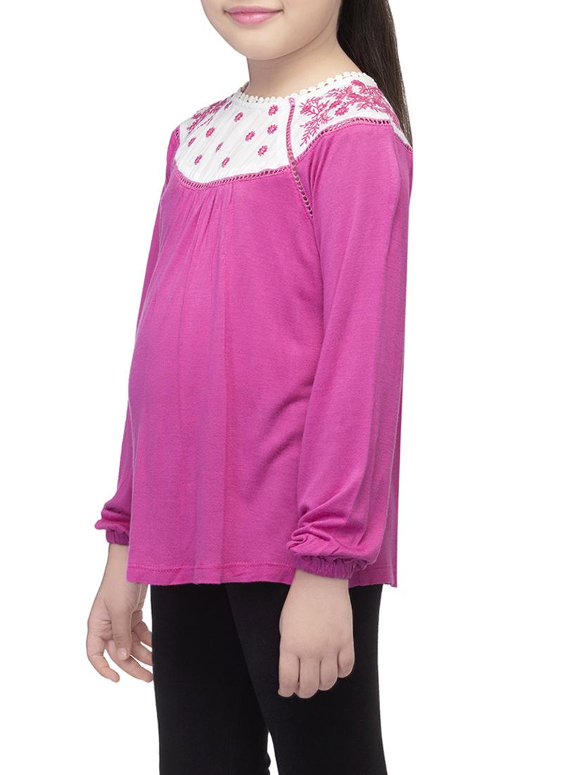 pink viscose top - 14328309 - Standard Image - 1