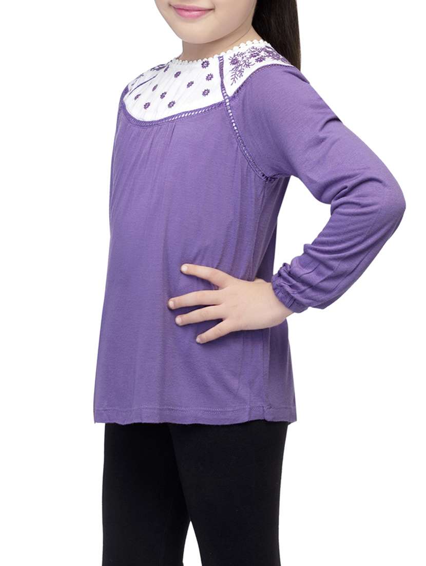 purple viscose  top - 14328310 -  Standard Image - 1