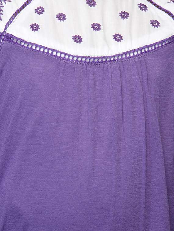 purple viscose  top - 14328310 -  Standard Image - 4