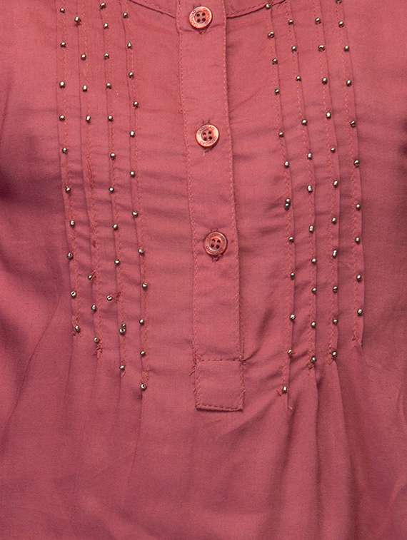 red viscose top - 14328313 - Standard Image - 4