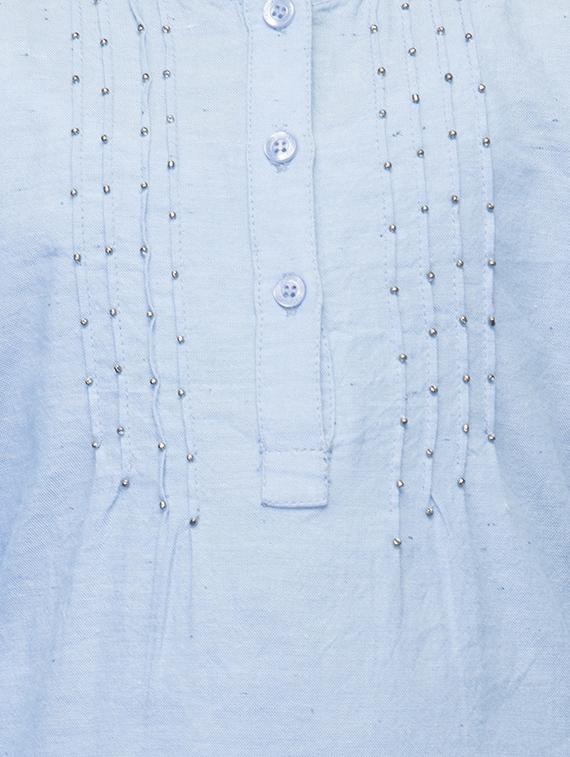 blue cotton top - 14328314 - Standard Image - 4