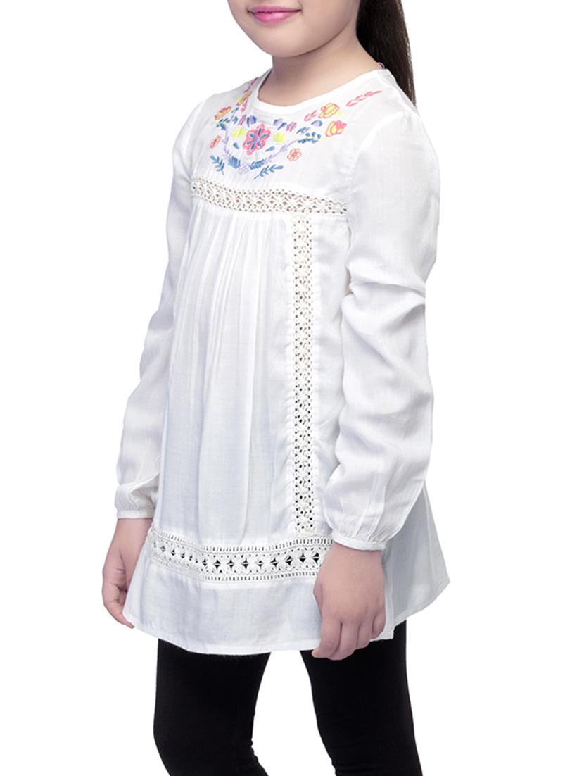 white viscose top - 14328322 -  Standard Image - 1