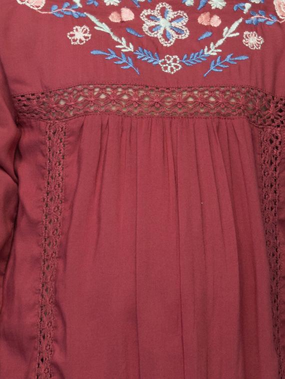red viscose top - 14328323 - Standard Image - 4