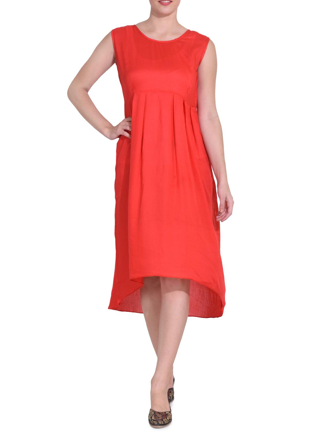 women's high low solid dress - 14329234 - Zoom Image - 0