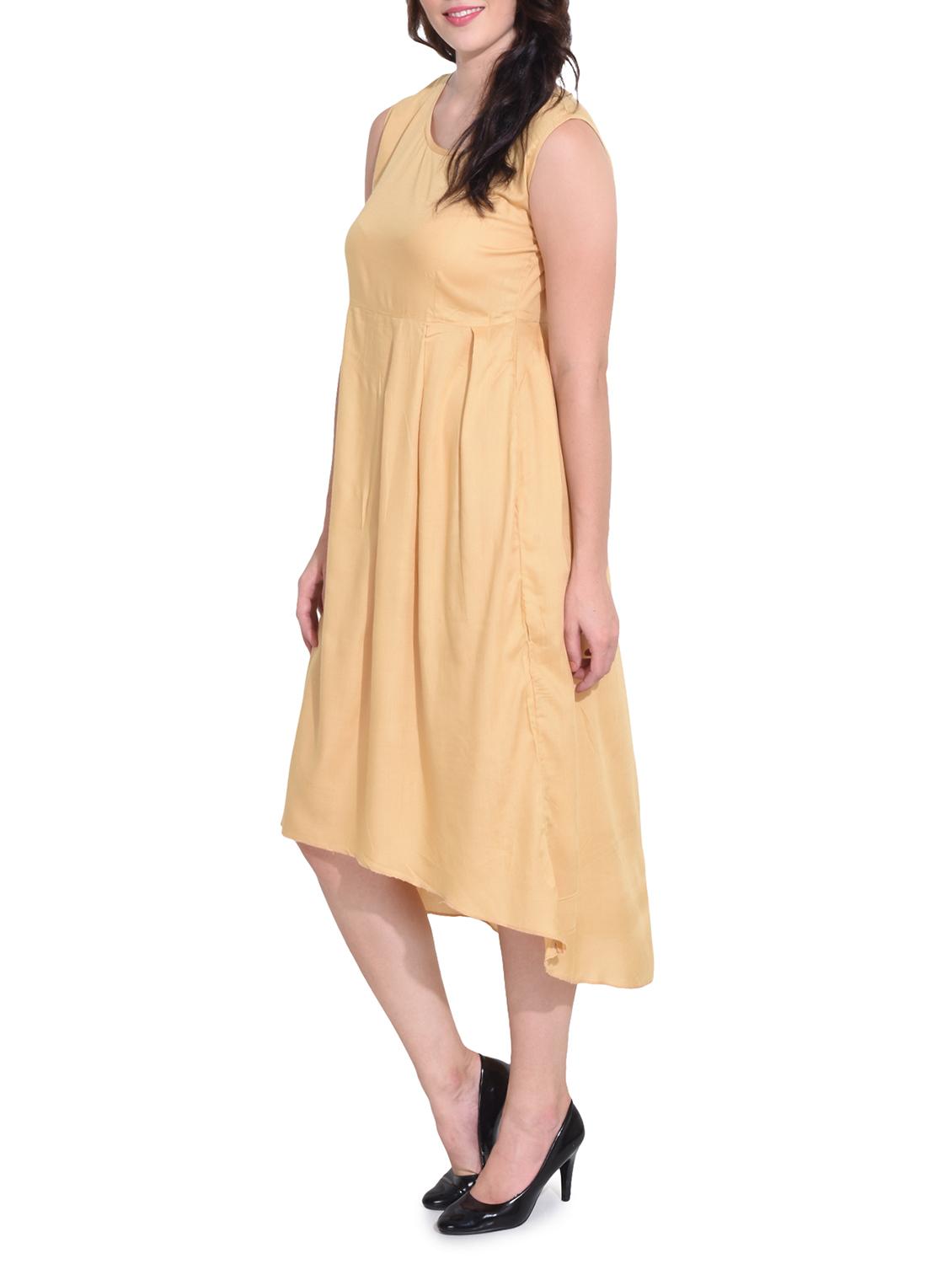 women's high low knee length dress - 14329239 -  Standard Image - 1