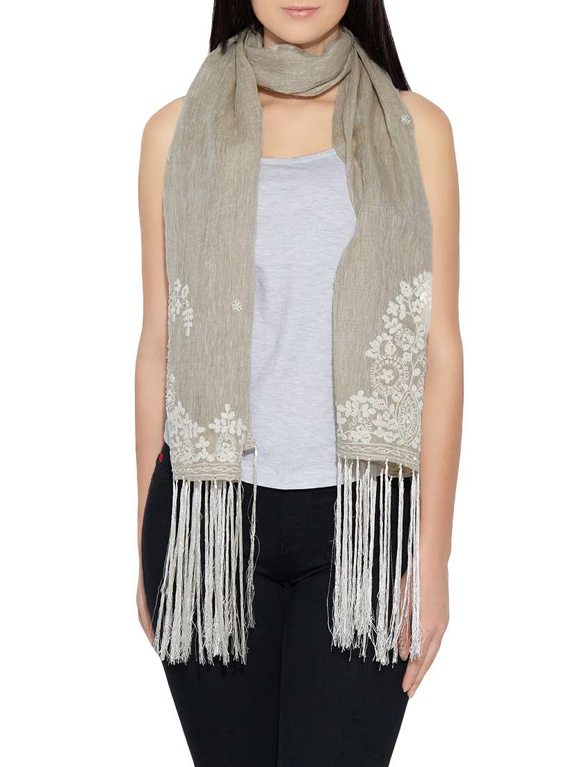 women's embroidered stole